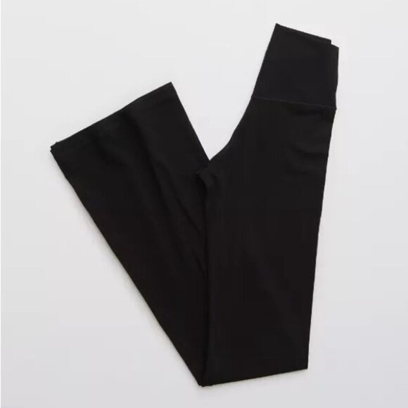 SOLD OFFLINE By Aerie Real Me High Waisted Crossover Flare Legging, Medium Short - Picture 7 of 13